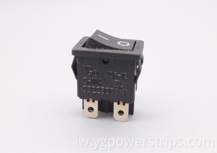 מתג נדנדה מוט כפול YSR 1221 4 Rocker Switch Double Pole Ysr 1221 4